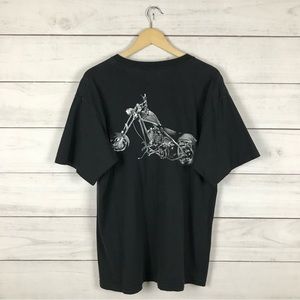 Vintage Y2K Snap On The Chopper T-Shirt Large